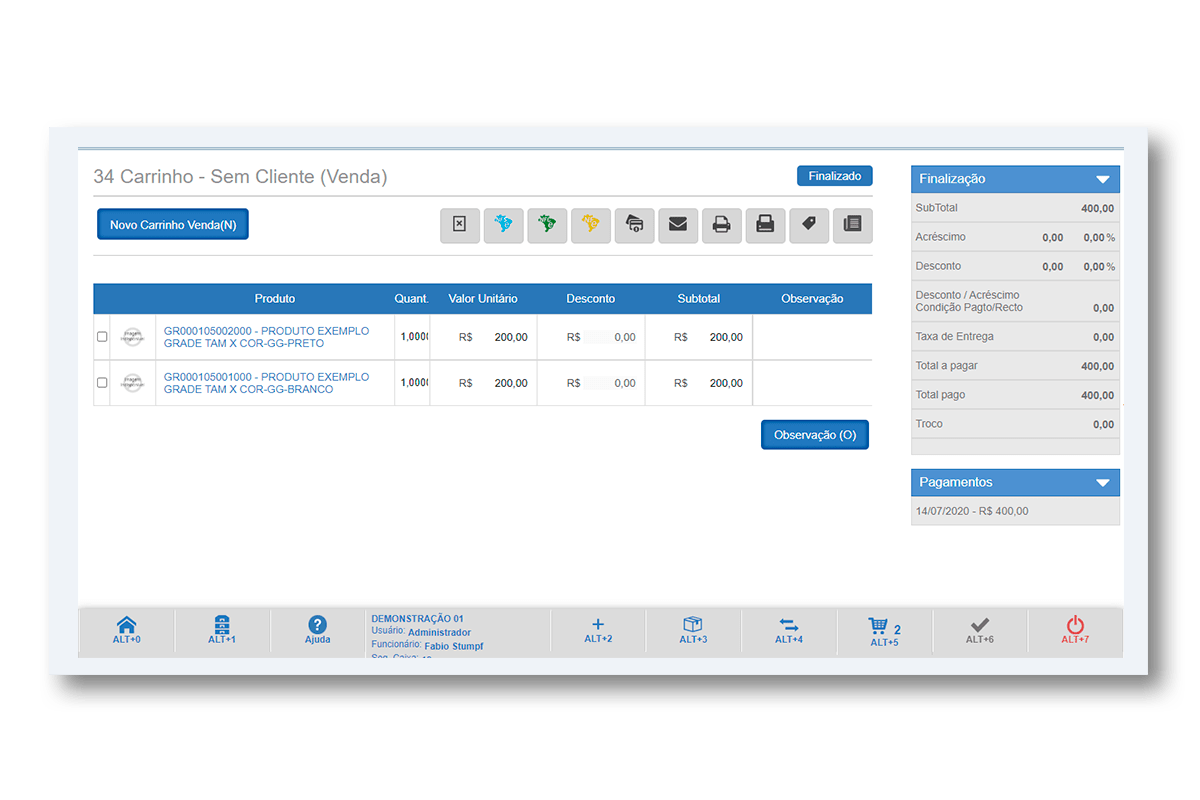 Orçamentos, Pré-Venda e Fiscal PDV
